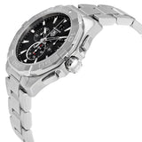 Tag Heuer Aquaracer Chronograph Black Dial Silver Steel Strap Watch for Men - CAY1110.BA0927 Authentic Buy Shop Now