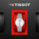 Tissot Everytime Lady Silver Dial Silver Mesh Bracelet Watch for Women - T143.210.11.011.00 Authentic Buy Shop Now