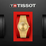 Tissot PRX Gold Dial Gold Steel Strap Watch for Men - T137.210.33.021.00 Authentic Buy Shop Now