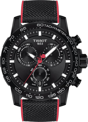 Tissot Supersport Chrono Giro D'Italia Black Dial Black Nylon Strap Watch for Men - T125.617.37.051.00 Authentic Buy Shop Now