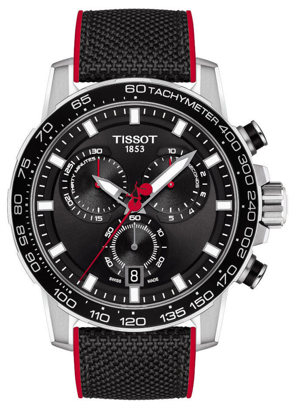Tissot Supersport Vuelta Special Edition Chrono Black Dial Black Nylon Strap Watch for Men - T125.617.17.051.01 Authentic Buy Shop Now