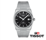 Tissot PRX Powermatic 80 Black Dial Silver Steel Strap Watch for Men - T137.407.11.051.00 Authentic Buy Shop Now
