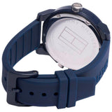 Tommy Hilfiger Denim Blue Dial Blue Rubber Strap Watch for Men - 1791556 Authentic Buy Shop Now