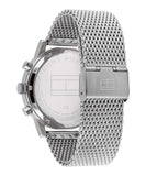 Tommy Hilfiger Kane Black Dial Silver Mesh Bracelet Watch for Men - 1710402 Authentic Buy Shop Now