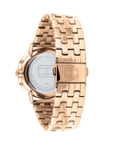 Tommy Hilfiger Jenna Quartz White Dial Rose Gold Steel Strap Watch for Women - 1782070 Authentic Buy Shop Now