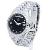 Tudor Royal Automatic Diamonds Black Dial Silver Steel Strap Watch for Men - M28600-0004 Authentic Buy Shop Now