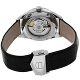 Tag Heuer Carrera Calibre 5 Automatic Black Dial Black Leather Strap Watch for Men - WAR201C.FC6266 Authentic Buy Shop Now
