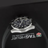 Tag Heuer Aquaracer Calibre 5 Automatic Black Dial Black Rubber Strap Watch for Men - WAY211A.FT6151 Authentic Buy Shop Now
