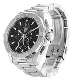 Tag Heuer Aquaracer Chronograph Black Dial Silver Steel Strap Watch for Men - CAY1110.BA0927 Authentic Buy Shop Now