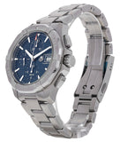 Tag Heuer Aquaracer Caliber 16 Automatic Chronograph Blue Dial Silver Steel Strap Watch for Men - CAY2112.BA0927 Authentic Buy Shop Now