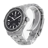 Tag Heuer Aquaracer Caliber 5 Automatic Black Dial Silver Steel Strap Watch for Men - WAK2110.BA0830 Authentic Buy Shop Now