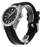Tag Heuer Aquaracer Quartz Black Dial Black Rubber Strap Watch for Men - WAY1110.FT8021 Authentic Buy Shop Now