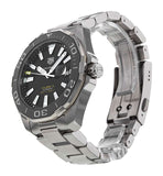 Tag Heuer Aquaracer Black Dial Silver Steel Strap Strap Watch for Men - WAY201A.BA0927 Authentic Buy Shop Now