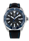 Tag Heuer Aquaracer Calibre 5 Automatic Black Dial Black Nylon Strap Watch for Men - WAY201C.FC6395 Authentic Buy Shop Now
