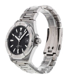 Tag Heuer Aquaracer Automatic Black Dial Silver Steel Strap Watch for Men - WAY2110.BA0928 Authentic Buy Shop Now