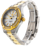 Tag Heuer Aquaracer Diamonds Mother of Pearl Dial Two Tone Steel Strap Watch for Women - WBD1321.BB0320 Authentic Buy Shop Now