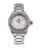 Tag Heuer Aquaracer Professional 200 Quartz Diamonds White Dial Silver Steel Strap Watch for Women - WBP1450.BA0622 Authentic Buy Shop Now