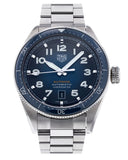 Tag Heuer Autavia Automatic Blue Dial Silver Steel Strap Watch for Men - WBE5116.EB0173 Authentic Buy Shop Now