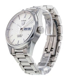 Tag Heuer Carrera Calibre 5 Automatic White Dial Silver Steel Strap Watch for Men - WAR201B.BA0723 Authentic Buy Shop Now