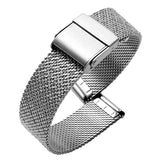 Emporio Armani Kappa Silver Dial Silver Mesh Bracelet Watch For Women - AR11128 Authentic Buy Shop Now