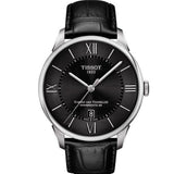 Tissot Chemin Des Tourelles Powermatic 80 Black Dial Black Leather Strap Watch For Men - T099.407.16.058.00 Authentic Buy Shop Now