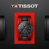 Tissot Chrono XL Vintage Black Dial Black Leather Strap Watch For Men - T116.617.36.052.00 Authentic Buy Shop Now