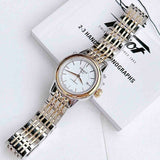 Tissot Carson Automatic Silver Dial Two Tone Steel Strap Watch For Women - T085.207.22.011.00 Authentic Buy Shop Now