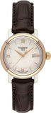 Tissot Bridgeport Lady White Dial Brown Leather Strap Watch For Women - T097.010.26.118.00 Authentic Buy Shop Now