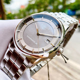 Tissot Luxury Powermatic 80 Grey Dial Silver Steel Strap Watch for Men - T086.407.11.061.00 Authentic Buy Shop Now