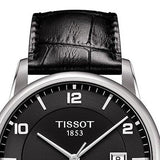 Tissot Luxury Powermatic 80 Black Dial Black Leather Strap Watch For Men - T086.407.16.057.00 Authentic Buy Shop Now