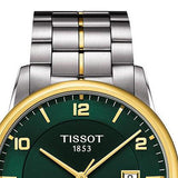 Tissot Luxury Powermatic 80 Green Dial Silver Steel Strap Watch For Men - T086.407.22.097.00 Authentic Buy Shop Now