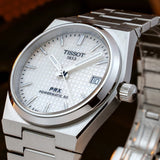 Tissot PRX Powermatic 80 White Dial Silver Steel Strap Watch for Men - T137.207.11.111.00 Authentic Buy Shop Now