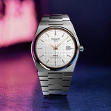 Tissot PRX Powermatic 80 White Dial Silver Steel Strap Watch for Men - T137.207.11.111.00 Authentic Buy Shop Now