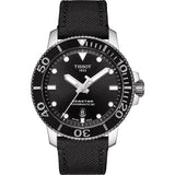 Tissot Seastar 1000 Powermatic 80 Black Dial Black Nylon Strap Watch For Men - T120.407.17.051.00 Authentic Buy Shop Now
