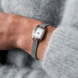 Tissot Lovely Square Silver Dial Silver Mesh Bracelet Watch For Women - T058.109.11.036.00 Authentic Buy Shop Now