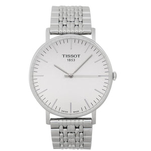 Tissot T Classic Everytime Large White Dial Silver Steel Strap Watch for Men - T109.610.11.031.00 Authentic Buy Shop Now