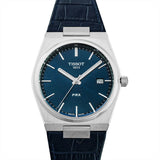 Tissot PRX Blue Dial Blue Leather Strap Watch for Men - T137.410.16.041.00 Authentic Buy Shop Now