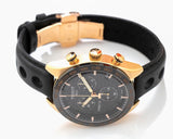 Tissot PRS 516 Chronograph Black Dial Black Leather Strap Watch For Men - T100.417.36.051.00 Authentic Buy Shop Now