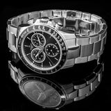 Tissot V8 Quartz Chronograph Black Dial Silver Steel Strap Watch For Men - T106.417.11.051.00 Authentic Buy Shop Now