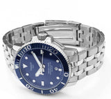 Tissot T Sport Seastar 1000 Powermatic Silicium Blue Dial Silver Steel Strap Watch For Men - T120.407.11.041.01 Authentic Buy Shop Now