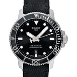 Tissot Seastar 1000 Powermatic 80 Black Dial Black Nylon Strap Watch For Men - T120.407.17.051.00 Authentic Buy Shop Now