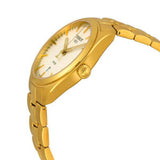 Tissot T Classic PR 100 Lady White Dial Gold Steel Strap Watch for Women - T101.210.33.031.00 Authentic Buy Shop Now