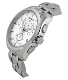 Tissot Couturier Chronograph White Dial Silver Steel Strap Watch For Men - T035.617.11.031.00 Authentic Buy Shop Now