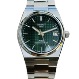 Tissot PRX Powermatic 80 Green Dial Silver Steel Strap Watch for Men - T137.207.11.091.00 Authentic Buy Shop Now