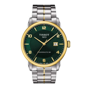 Tissot Luxury Powermatic 80 Green Dial Silver Steel Strap Watch For Men - T086.407.22.097.00 Authentic Buy Shop Now