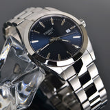 Tissot Gentleman Blue Dial Silver Steel Strap Watch For Men - T127.410.11.041.00 Authentic Buy Shop Now