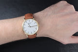 Tissot T Classic Everytime White Dial Brown Leather Strap Watch For Men - T109.410.36.031.00 Authentic Buy Shop Now