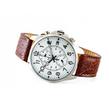 Tommy Hilfiger Dean Quartz Multifunction White Dial Brown Leather Strap Watch for Men - 1791274 Authentic Buy Shop Now