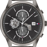 Tommy Hilfiger Weston Chronograph Grey Dial Grey Mesh Bracelet Watch For Men - 1710506 Authentic Buy Shop Now