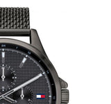 Tommy Hilfiger Shawn Chronograph Quartz Grey Dial Grey Mesh Bracelet Watch for Men - 1791613 Authentic Buy Shop Now